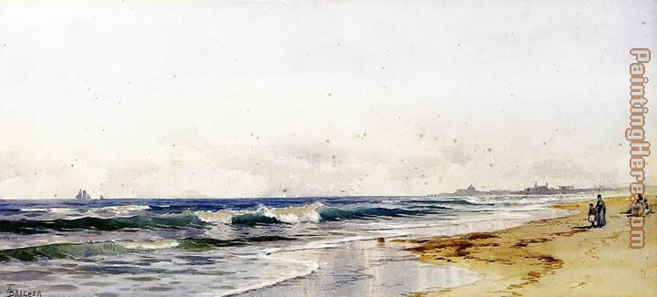 Far Rockaway Beach painting - Alfred Thompson Bricher Far Rockaway Beach art painting